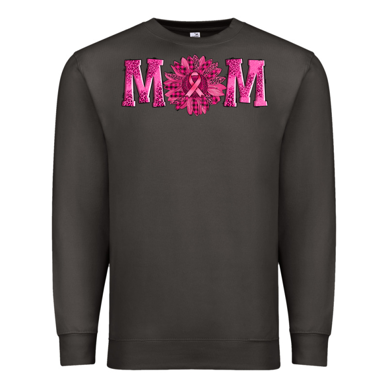 Breast Cancer Mom Sunflower Premium Sweatshirt by AdoDesignShop | Teevron