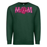 Sports Green breast cancer mom sunflower Premium Sweatshirt - AdoDesignShop