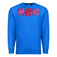 True Royal breast cancer mom sunflower Premium Sweatshirt - AdoDesignShop