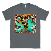 Charcoal Heather aries turquoise cowhide Classic Tee - RanaPortraitStore