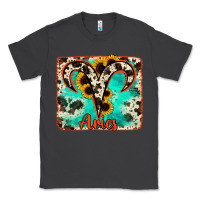 Smoke aries turquoise cowhide Classic Tee - RanaPortraitStore