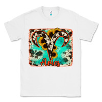 White aries turquoise cowhide Classic Tee - RanaPortraitStore