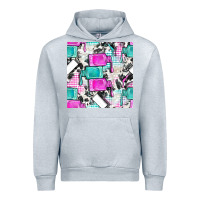 Heather Grey nail polish with cowhide and plaid seamless pattern bbs Urban Hoodie - BundleAndBundleShop