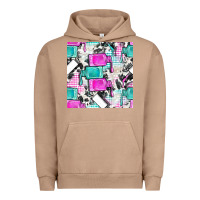 Pigment Burro nail polish with cowhide and plaid seamless pattern bbs Urban Hoodie - BundleAndBundleShop