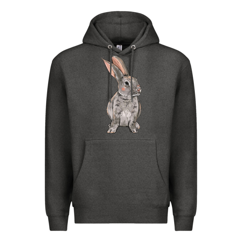Easter Bunny Premium Hoodie by NancyCooperArtShop | Teevron