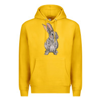 Lemon Easter bunny Premium Hoodie - NancyCooperArtShop