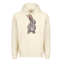 Sandshell Easter bunny Premium Hoodie - NancyCooperArtShop