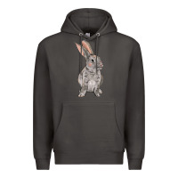 Smoke Easter bunny Premium Hoodie - NancyCooperArtShop