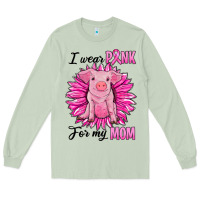 Matcha i wear pink for my mom pig Long Sleeve Tee - RanaPortraitStore