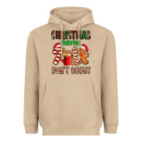Mushroom christmas calories dont count with  christmas tree cake and cookies ad Heavyweight Hoodie - AdoDesignShop