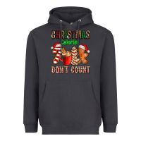 Smoke christmas calories dont count with  christmas tree cake and cookies ad Heavyweight Hoodie - AdoDesignShop