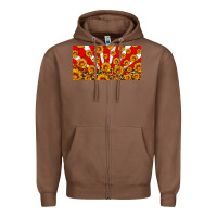 Chestnut usa sunflowers leopard license plate Zipper Hoodie - HRA Design Shop