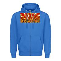 True Royal usa sunflowers leopard license plate Zipper Hoodie - HRA Design Shop