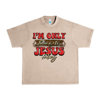 French Oak i'm only talking to jesus today christmas Urban Heavy Tee - BarkalooDesign
