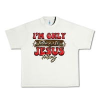 Pistachio i'm only talking to jesus today christmas Urban Heavy Tee - BarkalooDesign