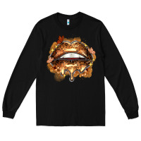 Black melanin lips Long Sleeve Tee - Zillion Design Studio