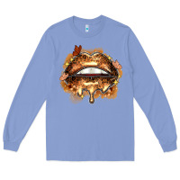 Colony Blue melanin lips Long Sleeve Tee - Zillion Design Studio