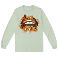 Matcha melanin lips Long Sleeve Tee - Zillion Design Studio