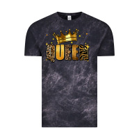 Cloud Black queen glitter Vintage Tee - RanaPortraitStore