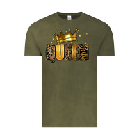 Vintage Olive queen glitter Vintage Tee - RanaPortraitStore