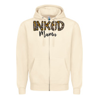 Sandshell ınked mama Zipper Hoodie - CowhideDigitalArt