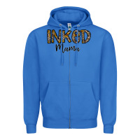 True Royal ınked mama Zipper Hoodie - CowhideDigitalArt