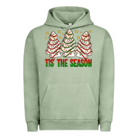 Pigment Oil Green tis' the season with christmas cakes  bbs Urban Hoodie - BundleAndBundleShop
