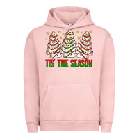 Pigment Salmon tis' the season with christmas cakes  bbs Urban Hoodie - BundleAndBundleShop