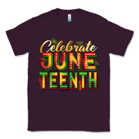 Plum Celebrate juneteenth Classic Tee - Zillion Design Studio