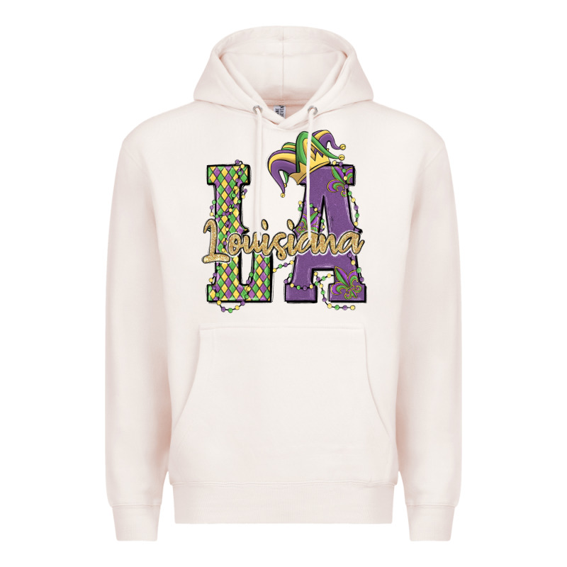 Louisiana Mardi Gras Premium Hoodie by MaliasSmallBusiness | Teevron