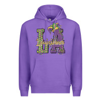 Purple louisiana mardi gras Premium Hoodie - MaliasSmallBusiness