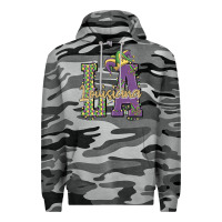 Slate Camo louisiana mardi gras Premium Hoodie - MaliasSmallBusiness