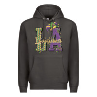 Smoke louisiana mardi gras Premium Hoodie - MaliasSmallBusiness