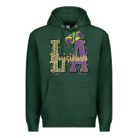 Sports Green louisiana mardi gras Premium Hoodie - MaliasSmallBusiness