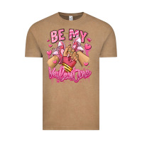 Vintage Coffee be my valentine light skinned girl sneakers Vintage Tee - RanaPortraitStore