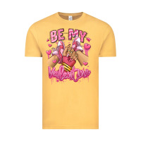Vintage Mustard be my valentine light skinned girl sneakers Vintage Tee - RanaPortraitStore