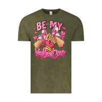 Vintage Olive be my valentine light skinned girl sneakers Vintage Tee - RanaPortraitStore