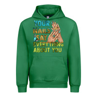 Emerald your nails say everything about you bbs Urban Hoodie - BundleAndBundleShop