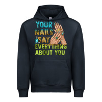 Navy your nails say everything about you bbs Urban Hoodie - BundleAndBundleShop