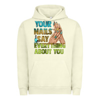 Pigment Pistachio your nails say everything about you bbs Urban Hoodie - BundleAndBundleShop