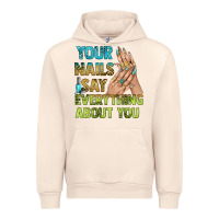 Sandshell your nails say everything about you bbs Urban Hoodie - BundleAndBundleShop