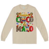 Mushroom happy cinco de mayo Long Sleeve Tee - Zillion Design Studio