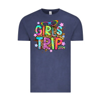 Vintage Denim girls trip 2024 Vintage Tee - RanaPortraitStore