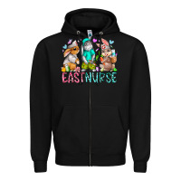Black east nurse Zipper Hoodie - RacoonDesign
