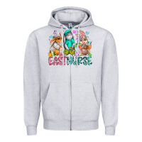 Heather Grey east nurse Zipper Hoodie - RacoonDesign