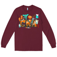 Burgundy cna Long Sleeve Tee - AdoDesignShop