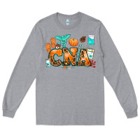 Heather Grey cna Long Sleeve Tee - AdoDesignShop
