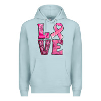 Breast Cancer Love Premium Hoodie | Teevron