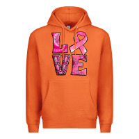 Carrot Breast Cancer love Premium Hoodie - NancyCooperArtShop