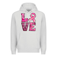 Dove Grey Breast Cancer love Premium Hoodie - NancyCooperArtShop